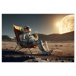 Картина Главная ESPRIT с принтом «Астронавт» 150 x 0,04 x 100 см