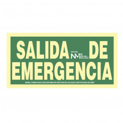 Знак Normaluz Salida de Emergency из ПВХ