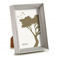 Photo frame 78439 12,2 x 3,5 x 17,3 cm Silver Wood Plastic Glass