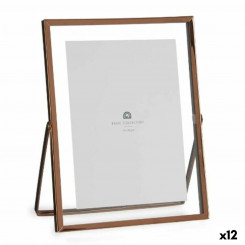 Photo frame Copper Metal Glass Plastic 18,5 x 1 x 23 cm (12 Units)