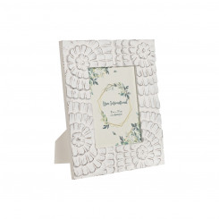 Рамка для фото Home ESPRIT White Crystal Wood МДФ Romantic 26,5 x 1,5 x 32 см