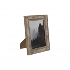 Photo frame Home ESPRIT Natural Crystal polystyrene Mountain 17.5 x 1.5 x 22.6 cm