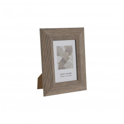 Photo frame Home ESPRIT Natural Aluminum Crystal polystyrene 16.4 x 1.8 x 21.4 cm