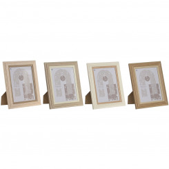 Рамка для фотографий Home ESPRIT Crystal Wood МДФ 18 x 2,8 x 23 см (4 шт.)