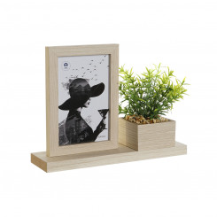 Photo frame Home ESPRIT Natural Wood MDF Scandinavian 25 x 7 x 19 cm