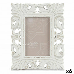Photo frame 18.5 x 23 x 1.3 cm White Wood MDF (6 Units)