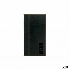 Menu holder Securit Trendy Black 35.3 x 18.6 x 1 cm (10 Units)