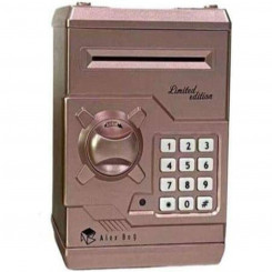Money box Roymart Limited Edition Safety-deposit box Pink (18 x 13 x 12 cm)