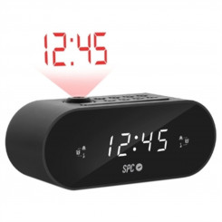 LCD projector Radio alarm clock SPC 4586N Black