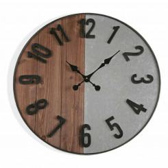Wall Clock MDF Wood/Metal (5 x 60 x 60 cm)