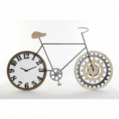 Настенные часы DKD Home Decor Черный Велосипед Металл МДФ Дерево (108 x 6,4 x 63,5 см)