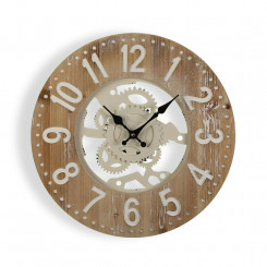 Wall Clock Versa 40 x 4,5 x 40 cm Metal MDF Wood