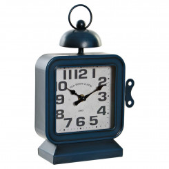 Table clock DKD Home Decor 8424001799985 Blue 19 x 8 x 28 cm Iron