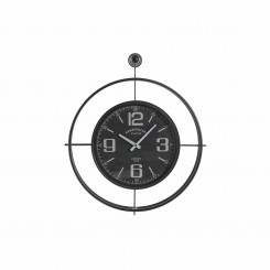 Настенные часы DKD Home Decor Crystal Black Iron (64 x 9 x 73 см)
