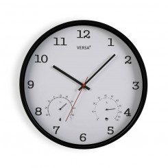 Wall Clock Versa White Plastic (4,3 x 35,5 x 35,5 cm)