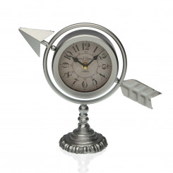Настольные часы Versa Silver Полная стрелка Металл (23 х 16 х 8 см)