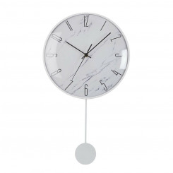 Wall Clock Versa Pendulum Metal Crystal MDF Wood 4,5 x 56 x 29 cm