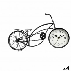 Настольные часы Велосипед Чёрный Металл 42 x 24 x 10 cm (4 штук)
