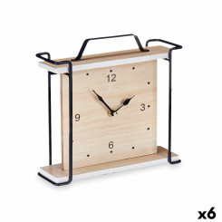 Zegar stołowy Must Metall Puit MDF 23 x 21 x 7 cm (6 Ühikut)