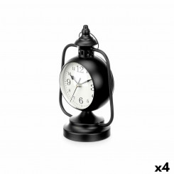 Настольные часы Светильник Чёрный Металл 17 x 25 x 11,3 cm (4 штук)