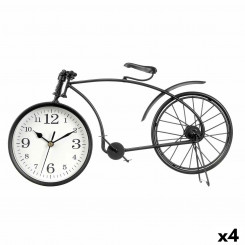 Zegar stołowy Jalgratas Must Metall 38 x 20 x 4 cm (4 Ühikut)