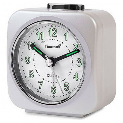 Analogue Alarm Clock Timemark White