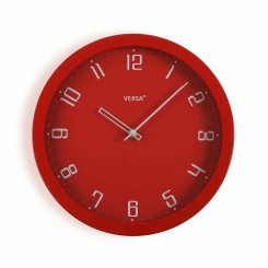Настенные часы Versa Red, полипропилен (4,3 х 30 х 30 см)