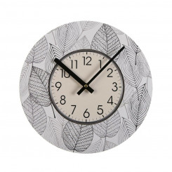 Настенные часы Versa Gardee Leaves Wood 4 x 30 x 30 см