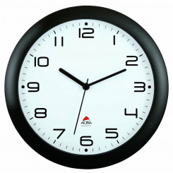 Настенные часы Archivo 2000 Черный Металл Кристалл Ø 30 см Белый Круглый