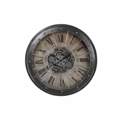 Wall clock DKD Home Decor Gears Black Copper Iron 80 x 8 x 80 cm