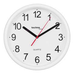 Wall clock Techno Line WT600W White Black Red Plastic