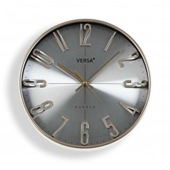 Настенные часы Versa Silver Пластик Кварц 4,3 х 30 х 30 см