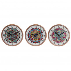 Zegar stołowy Home ESPRIT Keraamiline Mandala 16 x 1 x 16 cm