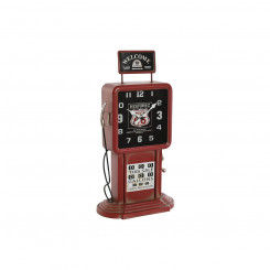 Home ESPRIT Punane Metall gasoline table clock 18 x 10 x 34 cm