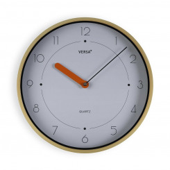 Настенные часы Versa Белый Коричневый Пластик Кварц 4 х 30 х 30 см