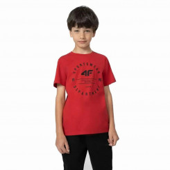 Детская футболка с коротким рукавом 4F M294 Красная