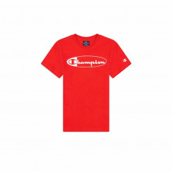 Детская футболка с коротким рукавом Champion Crewneck Красная