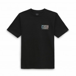 Детская футболка с коротким рукавом Vans Global Stack-B Black