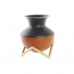 Vase DKD Home Decor Metal Multicolour Modern (18 x 18 x 21 cm)