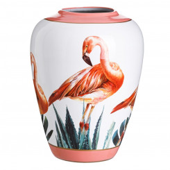 Vaas Keraamiline Coral White Flamingo 36 x 36 x 48 cm