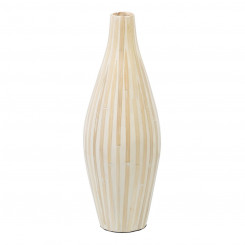 Vase 18 x 18 x 52 cm Beige Bamboo