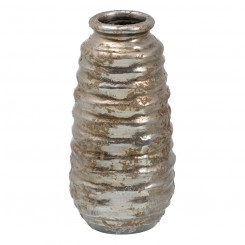Vase Ceramic Silver 15 x 15 x 30 cm