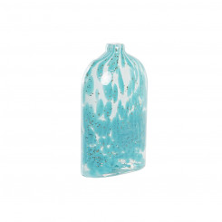 Vase DKD Home Decor 12 x 7,5 x 21,5 cm Crystal Blue Mediterranean