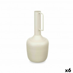 Vase With handle Light brown Steel 12 x 30 x 12 cm (6 Units)