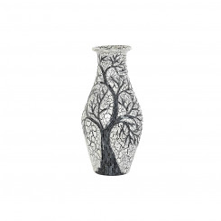Vase DKD Home Decor Tree White Black White/Black Crystal Terracotta 29 x 29 x 60 cm