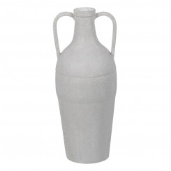Vase White Iron 18.5 x 18.5 x 46 cm