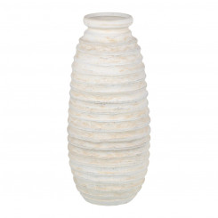 Vase Cream Ceramic 24 x 24 x 60 cm