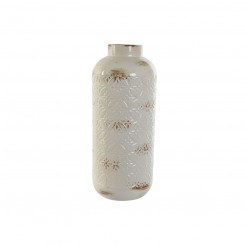 Vase Home ESPRIT White Metal 15 x 15 x 36 cm