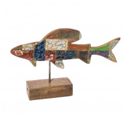 Dekoratiivne figuur Calypso Fish 51 x 13 x 28 cm Tiik Mitmevärviline