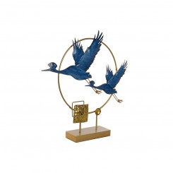 Декоративная фигурка DKD Home Decor 51 x 9 x 51 см Синяя Золотая Птица